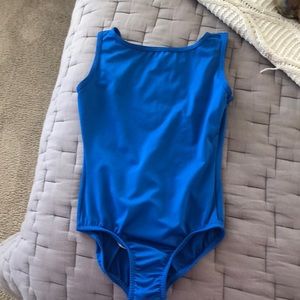 Blue Natalie Dancewear Leotard size small